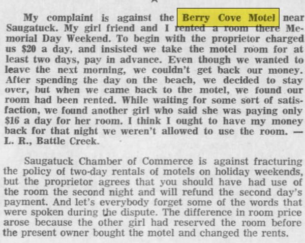 Berry Cove Motel - June 1972 Dispute Resolved (newer photo)